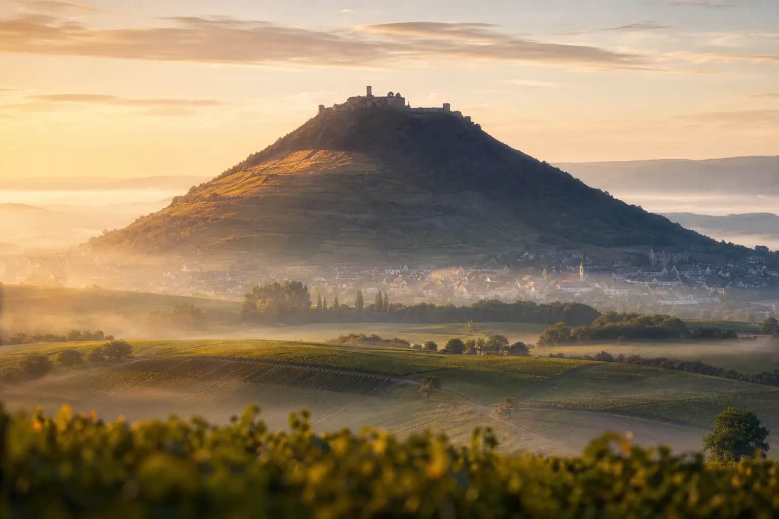 Stimmungsvoller Blick auf die Region Asperg – Pieta Bestattungen ist hier für Sie da